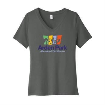 6405C - BELLA + CANVAS LADIES' RELAXED JERSEY SHORT-SLEEVE V-NECK T-SHIRT