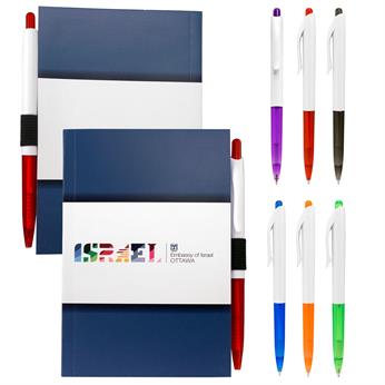 CPP-3940 - 4" x 6" Perfect Paper Cover Notebook With Pen