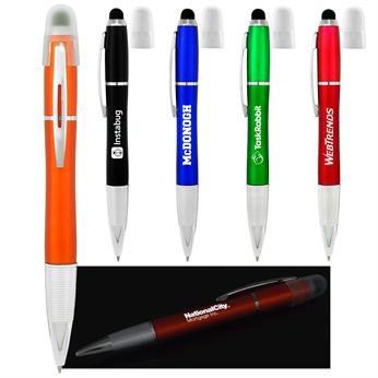 CPP-4488 - Logo Light Up Stylus Pen