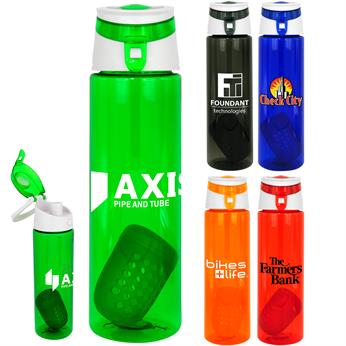 CPP-4524 - Trendy 24 oz Colorful Floating Infuser Bottle