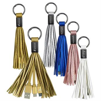 CPP-4586 - Tassel 2-in-1 Cable Keyring