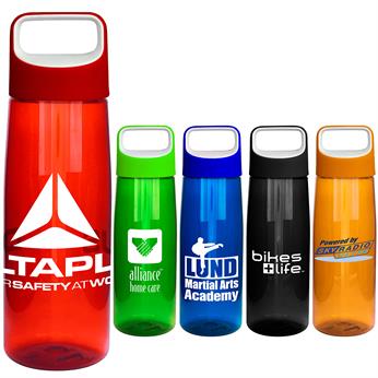 CPP-4704 - Boxy 25 oz. Colorful Contour Bottle