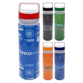 CPP-4886 - Boxy 18 oz. Full Color Insert Bottle