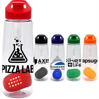 CPP-4929 - Easy Pour 25 oz. Clear Contour Bottle with Floating Infuser