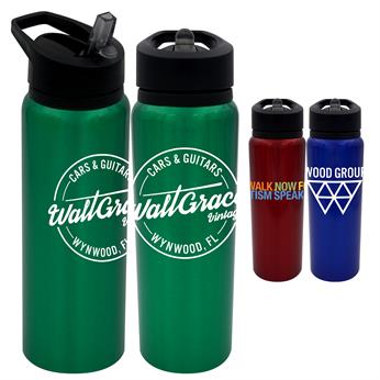 CPP-4941 - Pop Up 24 oz. Aluminum Bottle