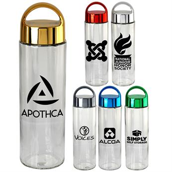 CPP-5202 - Metallic Arch 22. oz Glass Bottle