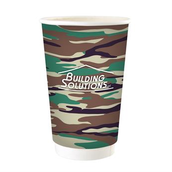 CPP-5407-CAMO - 16 oz. Full Color Camo Paper Cup