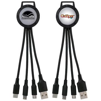 CPP-5628 - Light Up Two Tone 3-in-1 Charging Cable