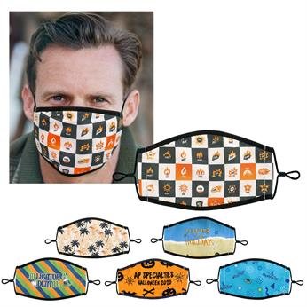 CPP-6021 - Lined Full Color Fabric Face Mask