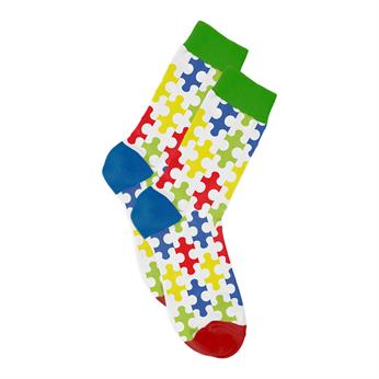 CPP-6178-Autism - Autism Awareness Full Color Woven Socks