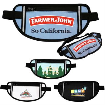 CPP-6370 - Full Color Reflective Strip Fanny Pack