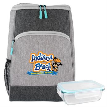 CPP-6454 - Bay Backpack Glass Lunch Set