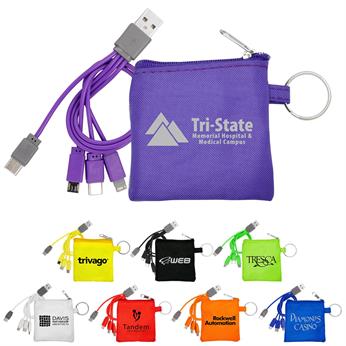 CPP-6624 - 4-in-1 Colorful Pouch Cable Set