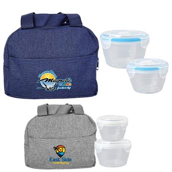 CPP-6750 - Nested Heathered Lunch Cooler