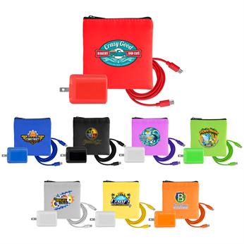CPP-7572 - Colorful RPET Fast C to C Charging Set