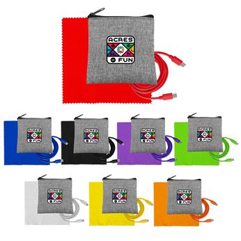 CPP-7590 - Recycled A+C to C Cable & Cloth Set