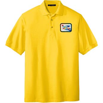 K500-E - Port Authority® Silk Touch™ Polo with Emblem