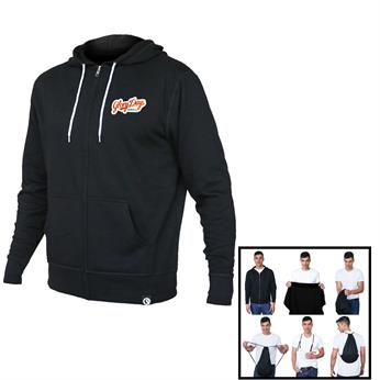 LAFZH - HERO HOODIE LIGHTWEIGHT FULL-ZIP (BLACK)