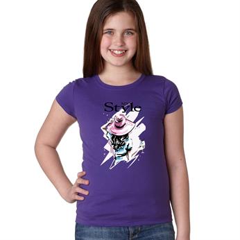 N3710 - NEXT LEVEL YOUTH GIRLS' PRINCESS T-SHIRT