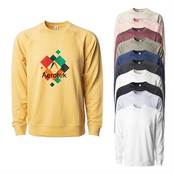 SS1000C - UNISEX LIGHTWEIGHT LOOPBACK TERRY CREW