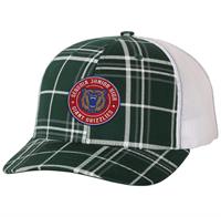 112P - Richardson Patterned Snapback Trucker Cap