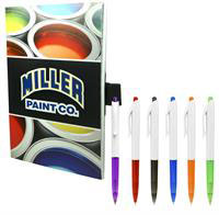 5" x 7" Perfect Paper Cover Notebook with Pen