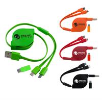 CPP-4272 - 2 Way Retractable Type C Cable