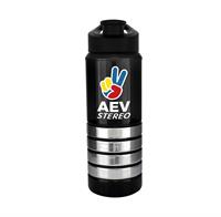 CPP-4600 - Easy Pour 28 oz. Metallic Ring Bottle