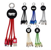 CPP-4701 - Metallic Logo Light Up Cable with Type C USB