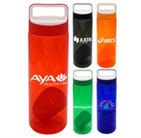 CPP-4883 - Boxy 24 oz. Colorful Bottle with Floating Infuser
