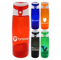 CPP-4898 - Trendy 25 oz. Colorful Contour Bottle with Floating Infuser