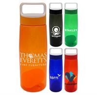 CPP-4900 - Boxy 25 oz. Colorful Contour Bottle with Floating Infuser