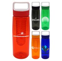 CPP-4909 - Boxy 25 oz. Colorful Contour Bottle with Infuser