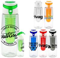 CPP-4958 - Trendy 25 oz. Clear Contour Bottle with Infuser