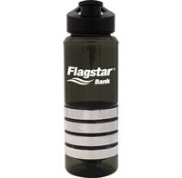 Easy Pour 28 oz. Metallic Ring Bottle with Floating Infuser