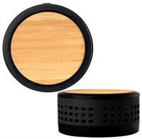 CPP-5223-B - Bamboo  Wireless Charger/Speaker Combo