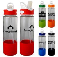 CPP-5253 - Two-Tone 22 oz. Glass Grip Bottle