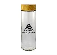 CPP-5256 - Bamboo 22 oz. Glass Bottle