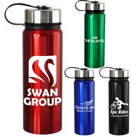 CPP-5337 - Metal Lanyard Lid Aluminum 24 oz bottle