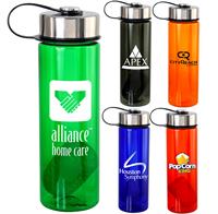 Metal Lanyard Lid Colorful 24 oz. Bottle with Floating Infuser