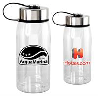 Metal Lanyard Lid 25 oz. Recycled Bottle