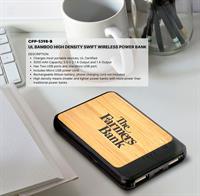CPP-5398-B - UL Bamboo High Density Volt Power Bank
