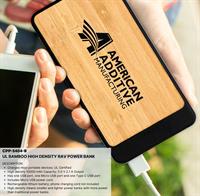 CPP-5404-B - UL Bamboo High Density Rav Power Bank