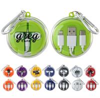 CPP-5437 - UFO Duo 3-in-1 Charging Cable and Ear Buds