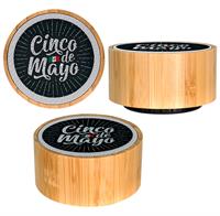 CPP-5510-CincodeMayo - Bamboo Wireless Bluetooth Speaker