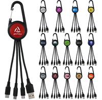 CPP-5656 - Colorful 3-in-1 Carabiner Charging Cable