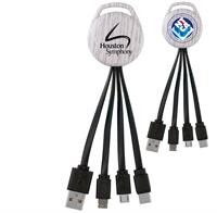 CPP-5693 - White Wood Vivid 3-in-1 Charging Cable