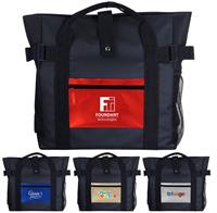 CPP-5842 - Metallic Pocket Tote Backpack