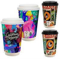 CPP-5924 - 16 oz. Full Color Paper Cup with Lid