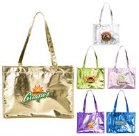 CPP-6231 - Full Color Metallic Large Tote